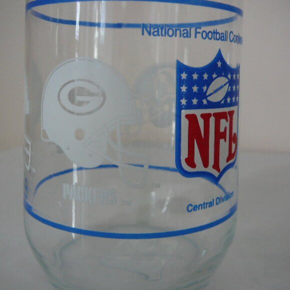 NFL Football Conference Central Division 12oz Drinking Glass Vikings,Lions,Bears - Picture 5 of 5